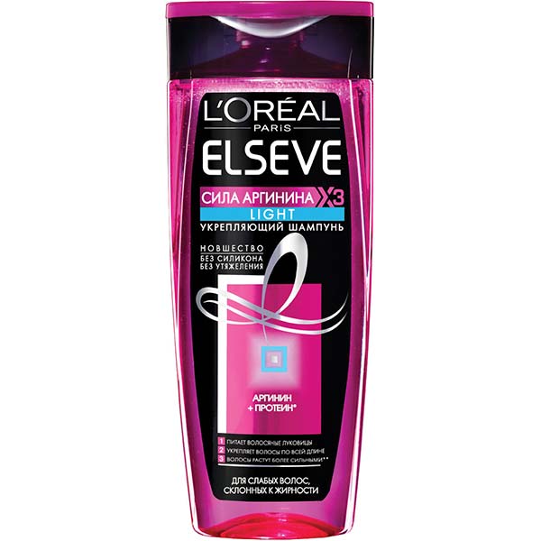 Шампунь Elseve Сила Аргініну Light 400 мл