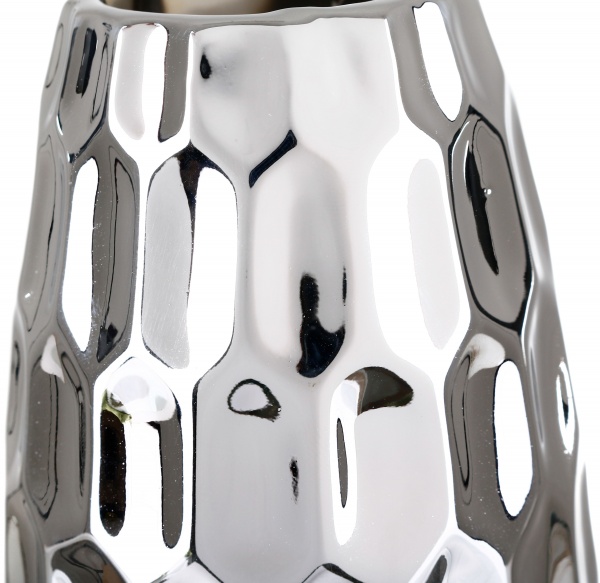 Ваза керамическая Shiny DLP19194E-1 28 см золотистая 