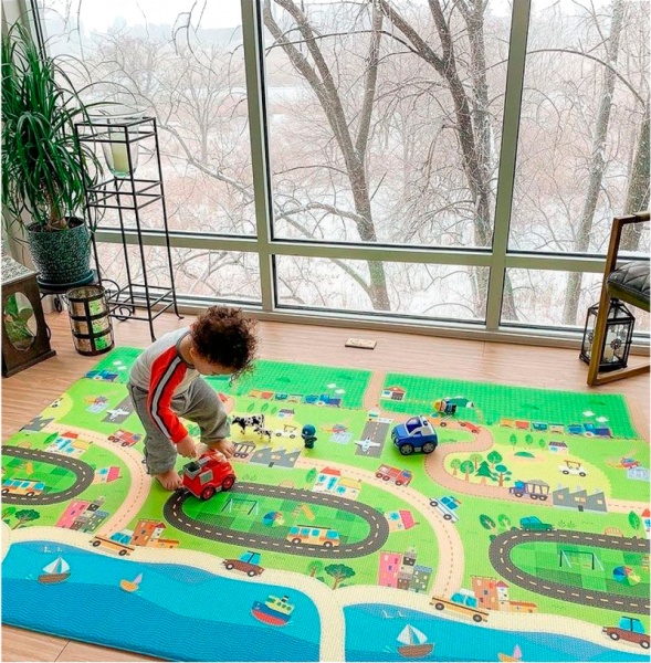 Килимок Babycare Happy Village 1850х1250х12 мм 90392