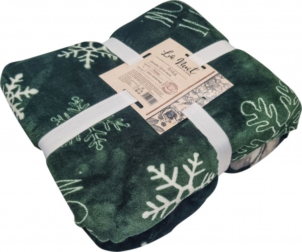 Плед Frannel NY Let it snow 200x150 см La Nuit 