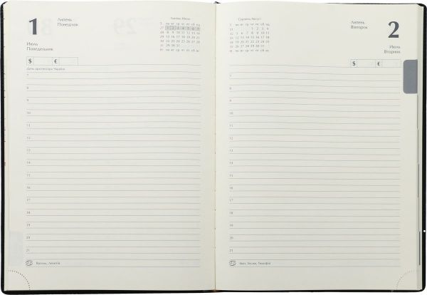 Щоденник 2019 Bravo А4 336 страниц чорний Buromax 