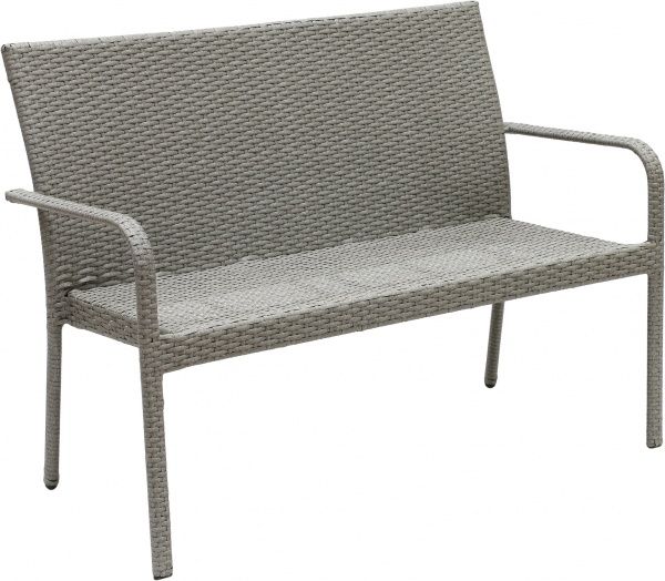 Диван садовый INDIGO HYC-005D 63х123 см серый 