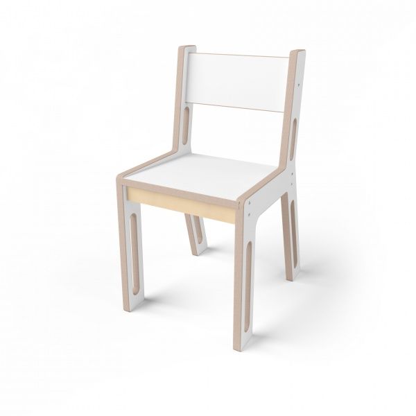 Стул детский Indigowood Econ1 33х35х63 см белый