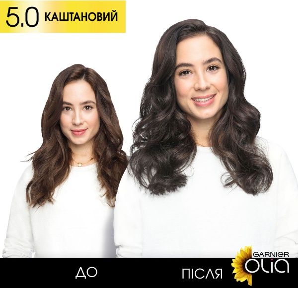 Фарба для волосся Garnier Olia 5.0 каштановий