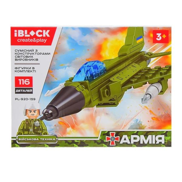 Конструктор Iblock Армія 8 видів в асортименті PL-920-159