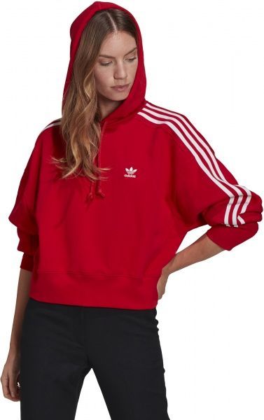 Джемпер Adidas SHORT HOODIE GN2892 р. 36 червоний