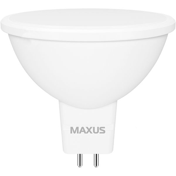 Лампа светодиодная Maxus 7 Вт MR16 матовая GU5.3 220 В 3000 К 1-LED-723