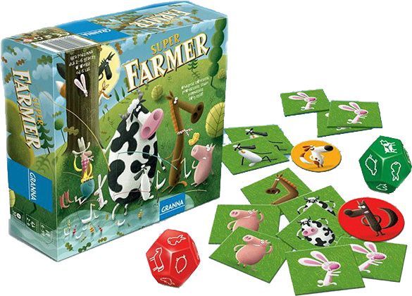 Игра настольная Granna Суперфермер мини-версия 81862