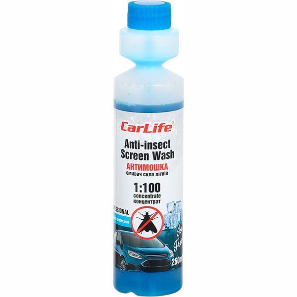 Омыватель стекла CarLife Anti-insect Screen-Wash Ice Fresh лето -5°С 0.25л 