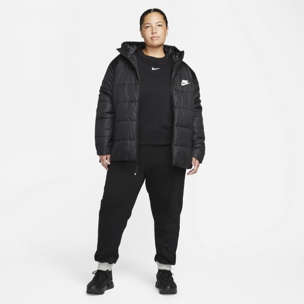 Куртка Nike W NSW TF RPL CLASSIC HD JKT DJ6995-010 р.S черный