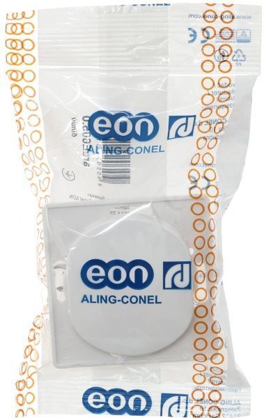 Выключатель одноклавишный Aling-Conel Eon без подсветки 10 А 250В белый E605.0