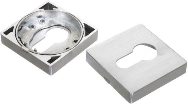 Накладка к замку MVM Накладка на замок под цилиндр Е1 в цвете МОС матовый старый хром PZ матовый старый хром