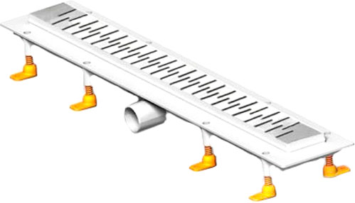 Лінійний трап для душу MCH CH-850 M з полірованою решіткою