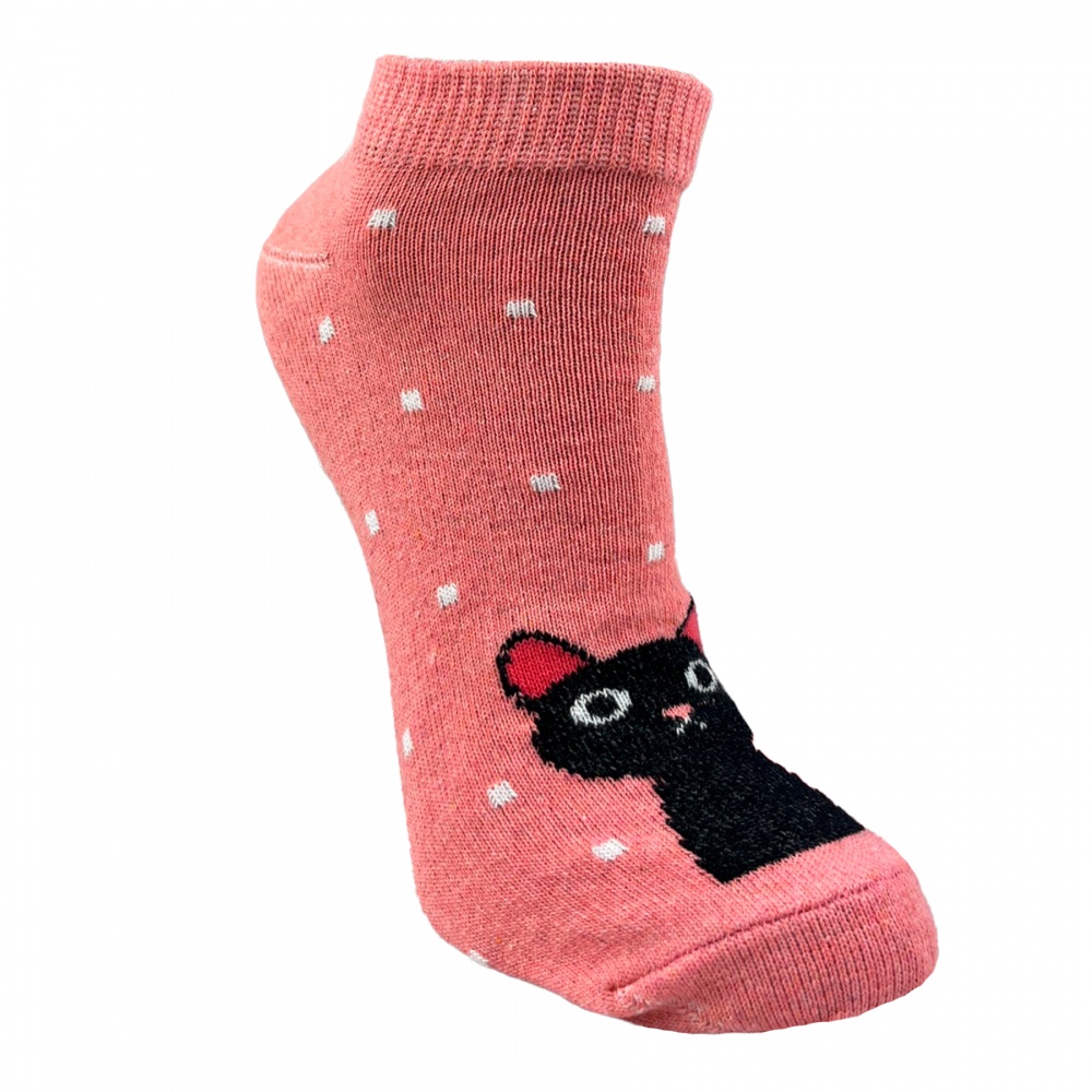 Шкарпетки жіночі Premier Socks Економ котики р.23-25 рожевий