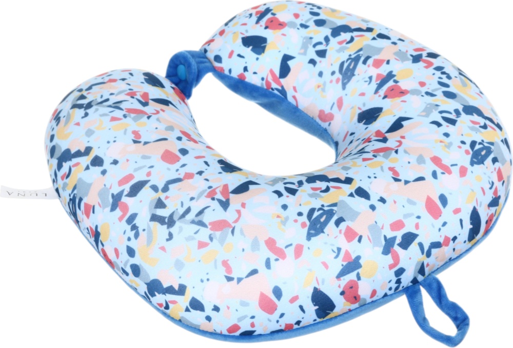 Подушка дорожная Confetti Blue Luna 30x30 см разноцветный