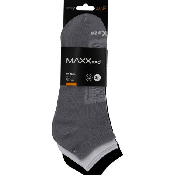 Носки MaxxPro 16634 3 пары черно-серо-белый р.43-46