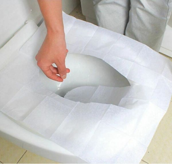 Накладки одноразовые на сиденье унитаза Summit Festival & Camping Toilet Seat Covers однослойная 20 шт.