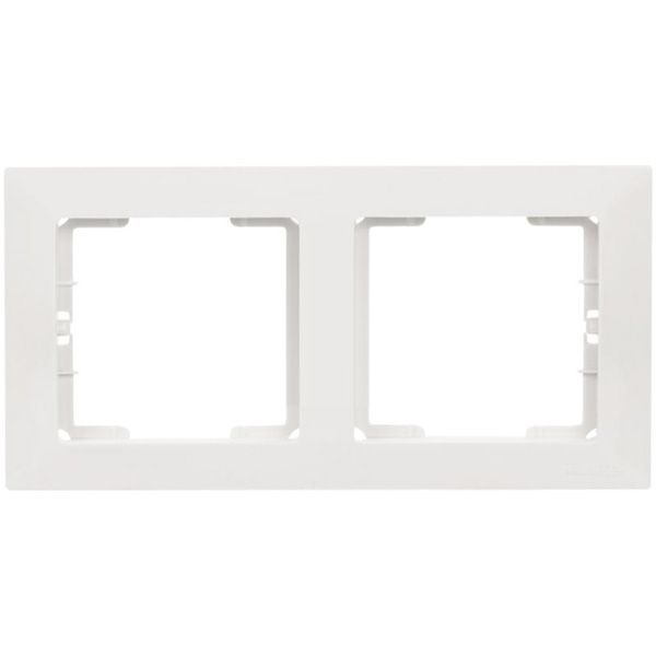 Рамка Mutlusan Candela подвійна біла 30475023