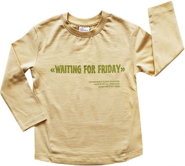 Толстовка унисекс Colibri р.122 желтый В4006 