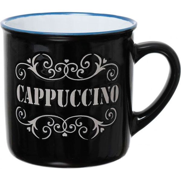 Чашка Cappuccino 360 мл черный