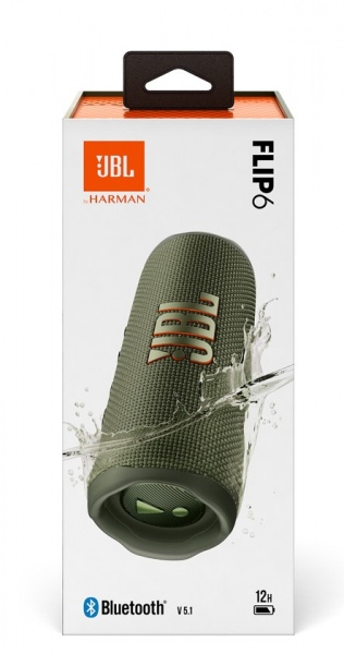 Акустическая система JBL® Flip 6 2.0 green JBLFLIP6GREN