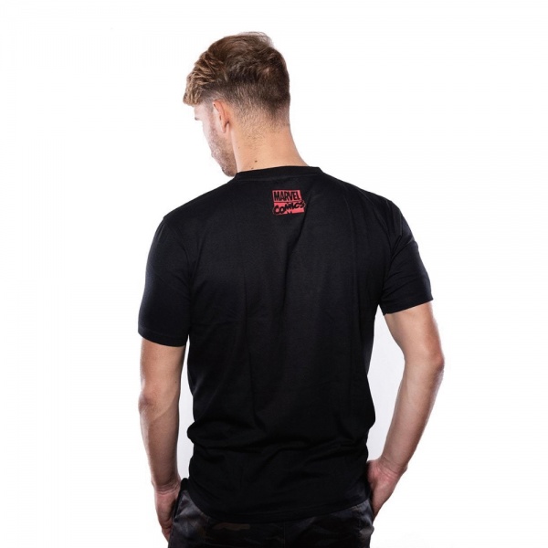 Футболка для хлопчиків Marvel Маска Людина-павук р.159-164 чорний 5908305224624 