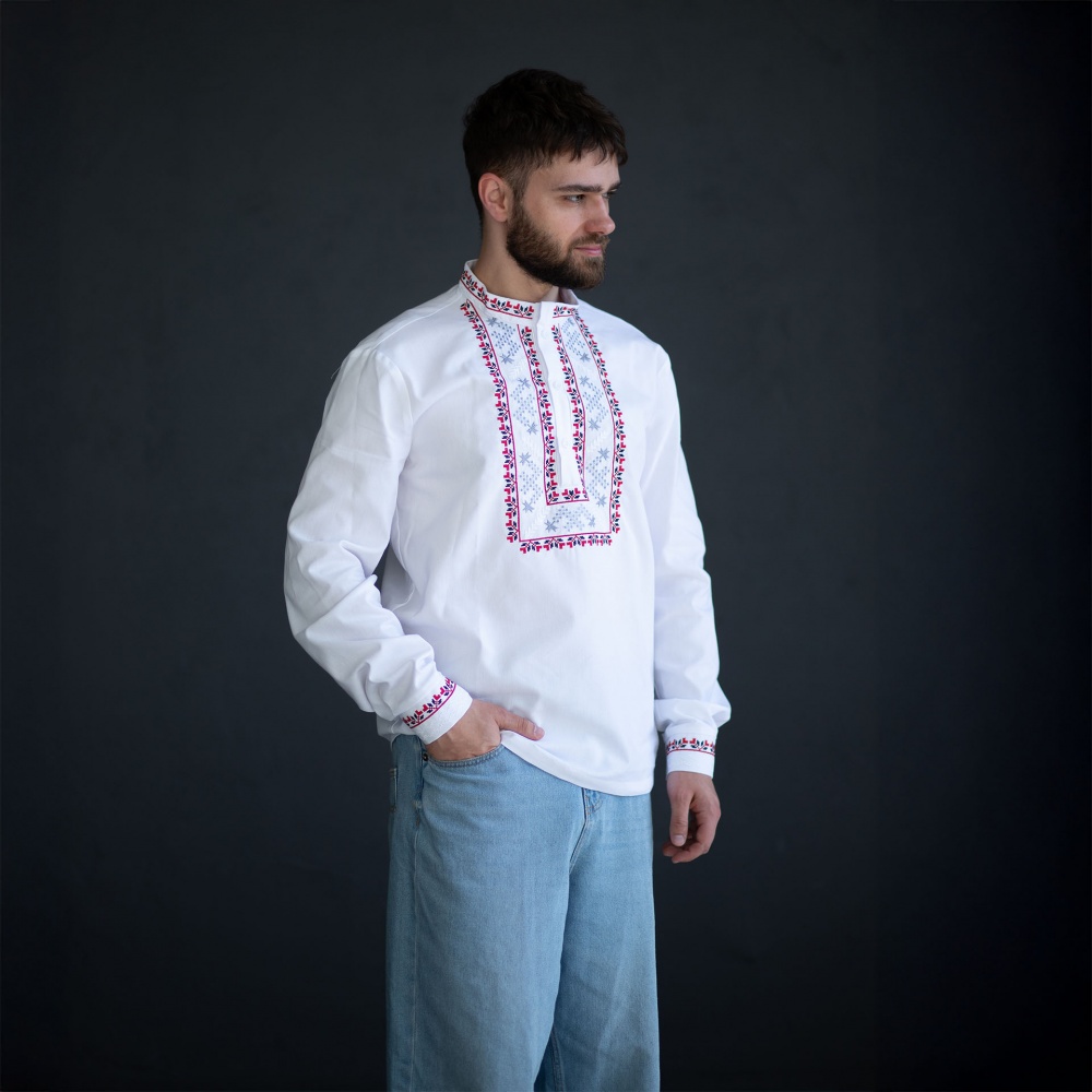 Рубашка Эдельвика белый р. M 396-24/09