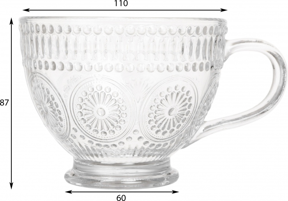 Чашка Fiora Embossed 420 мл