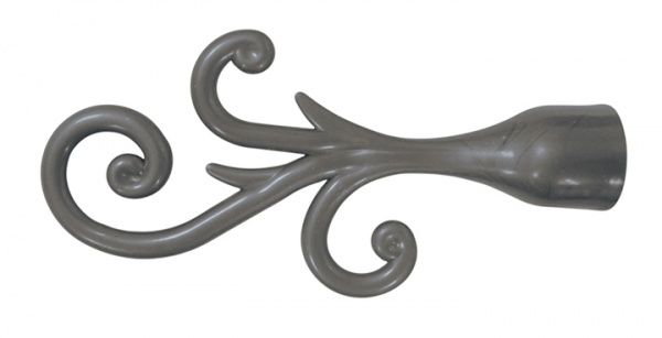 Наконечник ОМіС Фантазія d16 мм античне срібло 2 шт. 