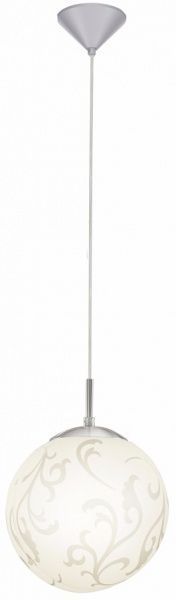 Підвіс Eglo REBECCA 1xE27 білий/матовий нікель 90742 