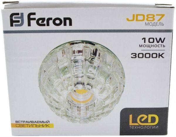 Светильник точечный Feron JD87 COB LED золото 