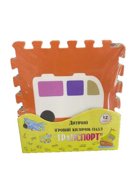 Килимок-пазл Termoizol EVA Транспорт 300х300 мм