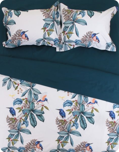 Комплект постільної білизни Bird's Song 2 різнокольоровий 