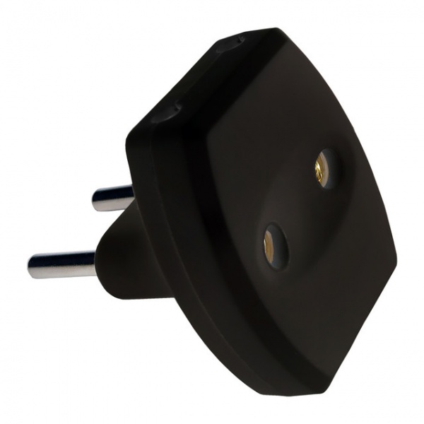 Тройник Neomax без заземления 3 гн. черный NX1119 