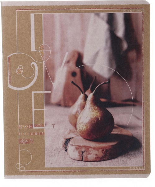 Тетрадь школьная Крафт 96 листов в клетку в ассортименте Поділля