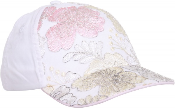 Кепка для девочек Pampona 21 L 04 р.50 белый 