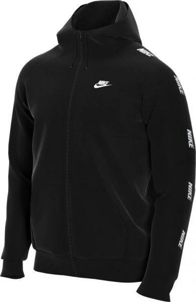 Джемпер Nike M NSW CE HOODIE FZ BB HYBRID CJ4415-010 р. M чорний