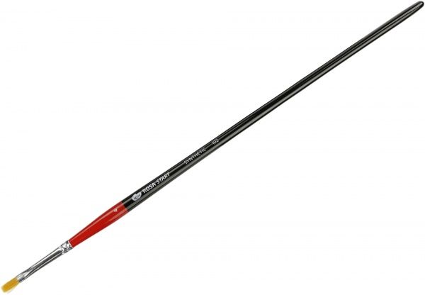 Кисть Синтетика плоская, 102 № 4 Rosa Start 