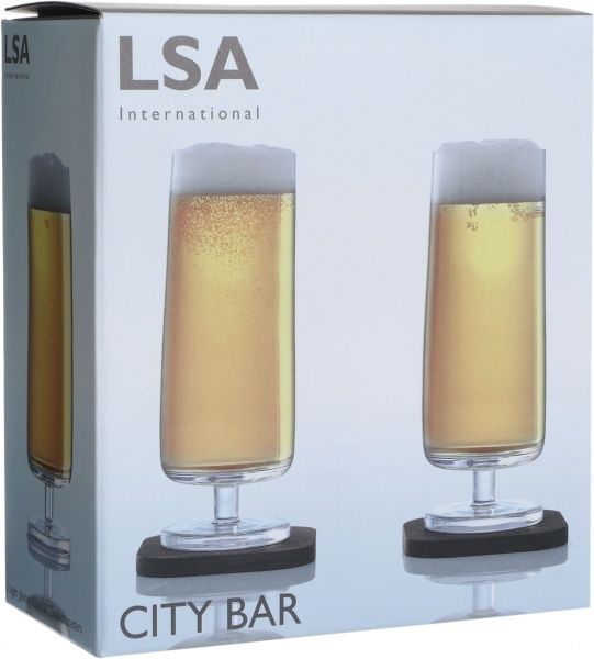 Набір бокалів для пива City Bar 450 мл 2 шт. LSA