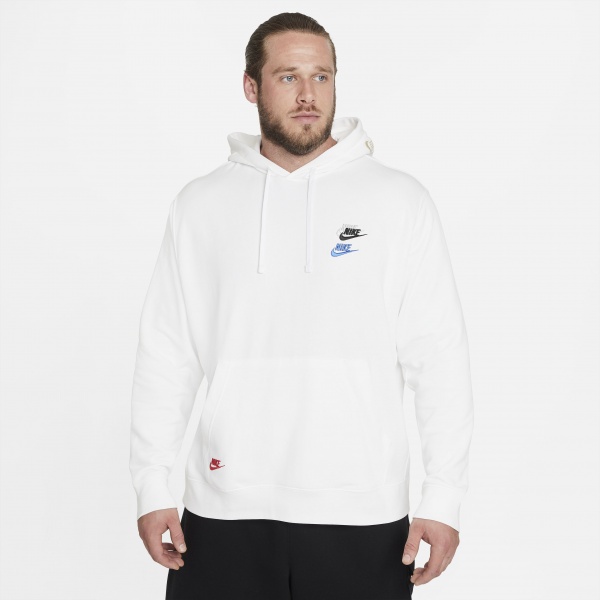 Джемпер Nike M NSW SPE+ FT PO HOODIE M FTA DD4666-100 р. S білий