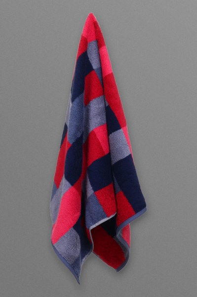 Полотенце махровое Mosaic 50x100 см деним Cawo 