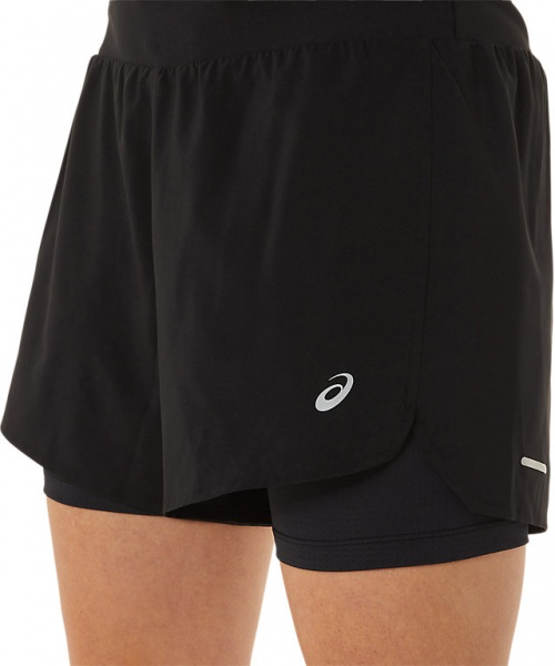 Шорты Asics ROAD 2-N-1 5.5IN SHORT 2012C378-001 р. XS черный