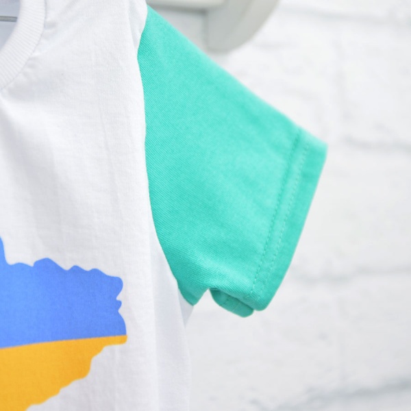 Футболка патріотична для хлопчиків Blanka Україна понад усе р.98 зелений 12925 