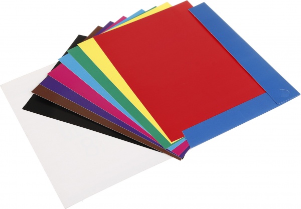 Картон цветной Art studio of happiness односторонний 210х297 мм 8 листов в папке