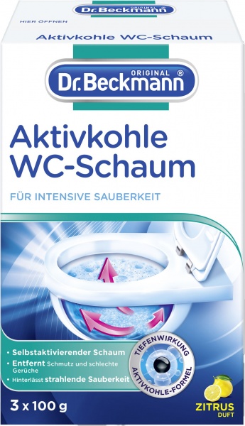 Очиститель Dr. Beckmann для унитаза 3 х 100 g 
