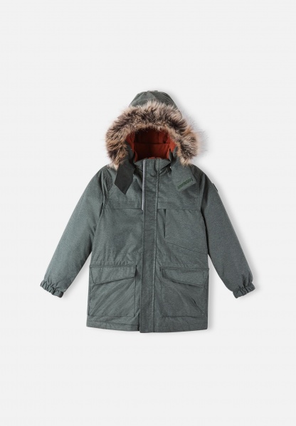 Куртка-парка унісекс Lassie by Reima Sachka 8640 р.128 темно-зелений 7100005A 