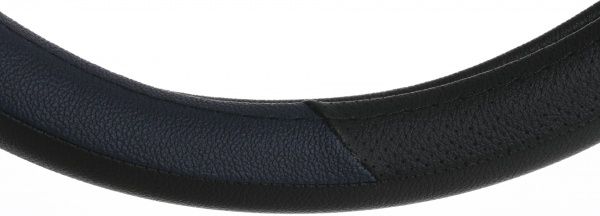 Чехол на руль Auto Assistance LK1006-L M черный с синим