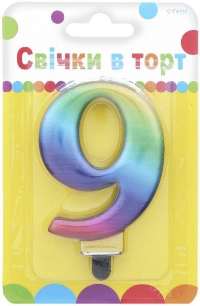 Свеча цифра 