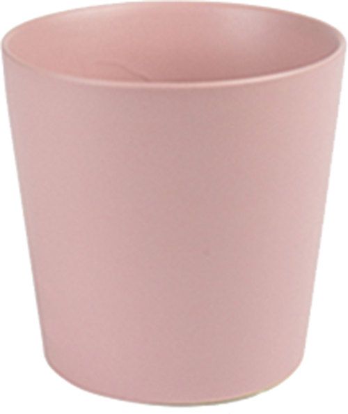 Вазон керамічний D&M DEPOT Basic D17 круглий рожевий (AAB1104MPI) 