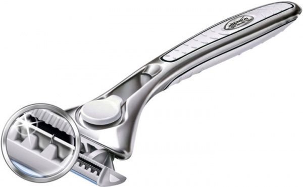 Станок со сменными картриджами WILKINSON SWORD Quattro Sensitive + сменные кассеты 5 шт.